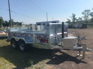 2023 N&N 5 Ton 6’X12′ Galvanized Dump Trailer