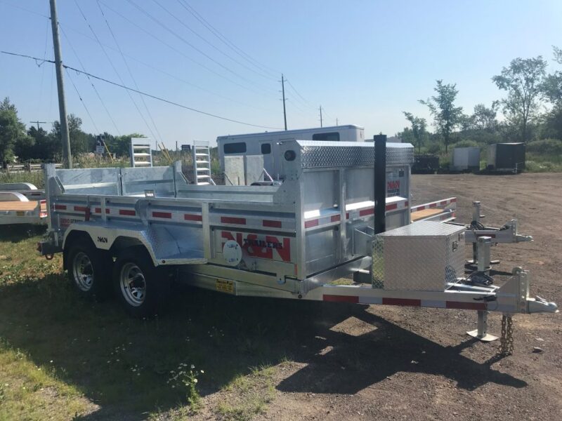 2023 N&N 5 Ton 6’X12′ Galvanized Dump Trailer