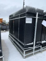 Two Racks Of 300 feet of steel fencing 10’ panels 7’ Tall 600 Feet Total Fence