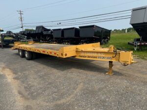 2002 Eager Beaver 8.5 X 24 Deckover Equipment Trailer - Air Brakes