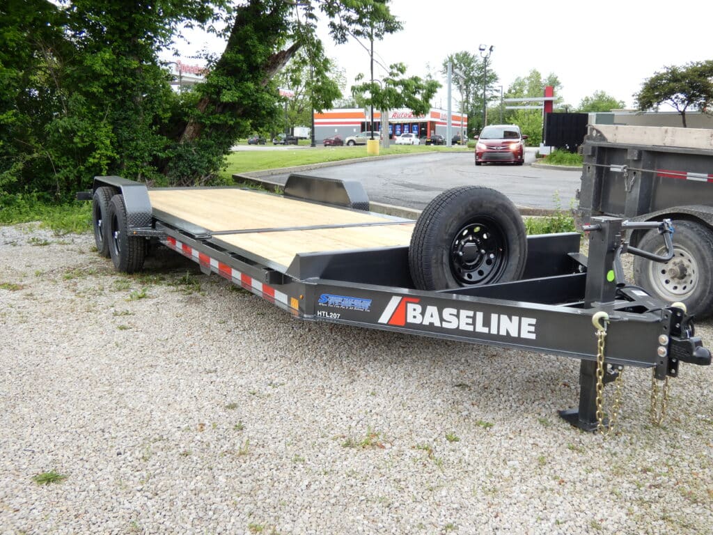 20205 Baseline HTL207 82"x 22' 14k Split-Deck Tilt Equipment Trailer Stock #301037 - Spencer Trailers