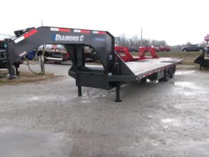 2024 Diamond C FMAX212 HDT 102"x 30' 25.9K Hydraulic Dovetail Equipment Trailer Stock #289936 Gooseneck Trailers - Spencer Trailers