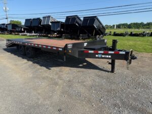 2025 BWise 8 x 20 Deckover Equipment Trailer - Full Width Ramps