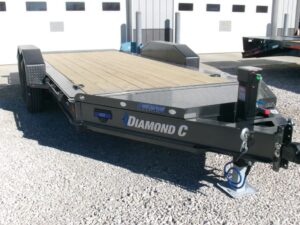 2025 Diamond C HDT207 82″x 16′ 14.9k Full Tilt Deck Equipment Trailer Stock #296524 - Spencer Trailers