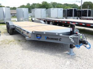 2025 Diamond C HDT210 82"x 22' 20k Split-Deck Tilt Equipment Trailer Stock #301892 - Spencer Trailers