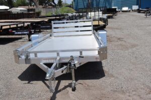 2025 Sure-Trac 7x14 Aluminum Low Side Utility Trailer (3K GVWR)