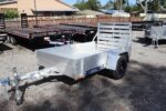 2026 Aluma 4.5x8 Utility Trailer – Solid Side Kit – Single Axle