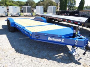 2026 Diamond C HDT207 82″x 20′ 14.9k Split-Deck Tilt Equipment Trailer Stock #304999 - Spencer Trailers