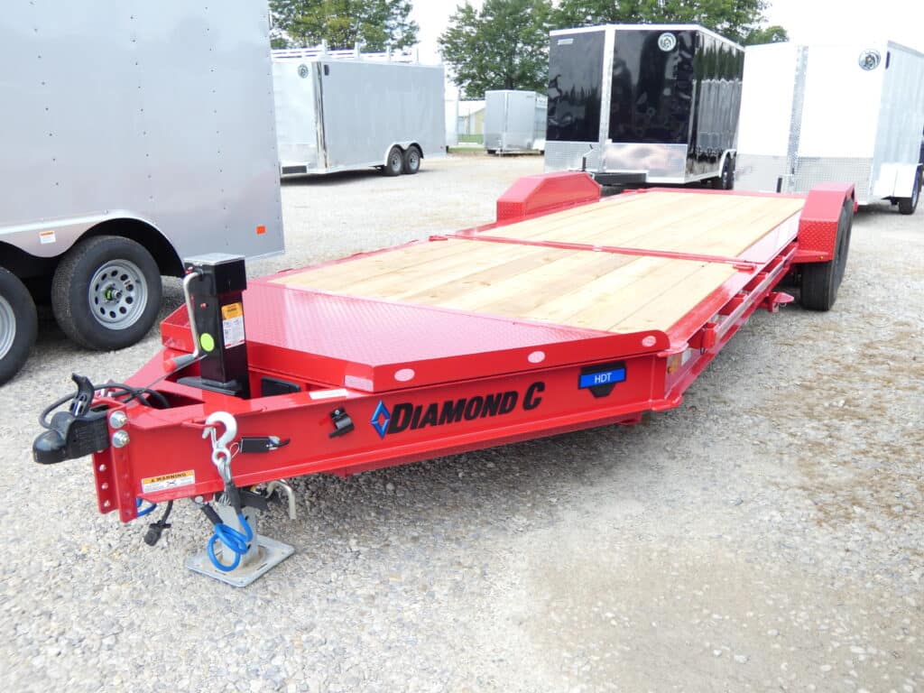 2026 Diamond C HDT207 82"x 22' 14.9k Split-Deck Tilt Equipment Trailer Stock #304364 - Spencer Trailers