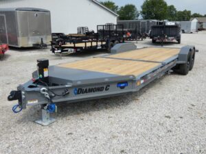 2026 Diamond C HDT207 82"x 22' 14.9k Split-Deck Tilt Equipment Trailer Stock #304363 - Spencer Trailers