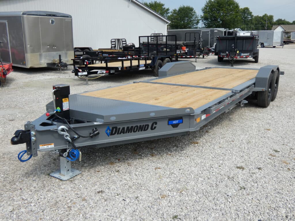 2026 Diamond C HDT207 82"x 22' 14.9k Split-Deck Tilt Equipment Trailer Stock #304363 - Spencer Trailers