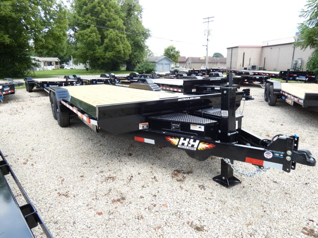 2026 H & H HEX 102″x 22′ 14k Electric Tilt Trailer With MAX Wide Pkg. Stock #615064 - Spencer Trailers