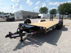2026 Liberty LE 83″x 20′ 14k Equipment Trailer With Stand-Up Ramps Stock #047478 - Spencer Trailers