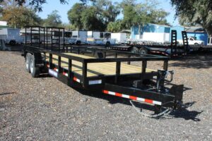 22ft Heavy Duty Equipment Trailer with Ramp Gate