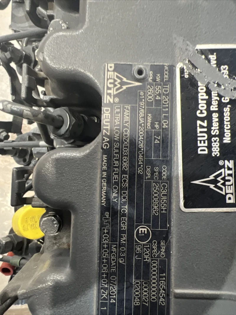 2014 Deutz TD2011 L04 Diesel Industrial Equipment Engine Demo Engine - Image 17