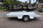 6" X 12' (77.5" x 145") 2026 SA Aluminum Utility Heavy Tilt Slotted Trailer