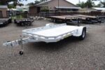 6'6" x 14'2" (77.5" x 176") 2026 SA Aluminum Tilt Utility Trailer – Slotted Deck