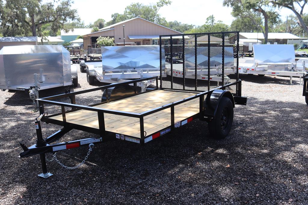 6x10 Utility Trailer with Gate – Black (2026 Triple Crown)