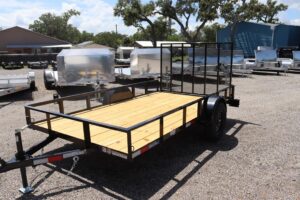 6x12 Utility Trailer with Gate – Black (2026 Triple Crown)