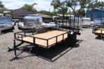 6x12 Utility Trailer with Gate – Black (2026 Triple Crown)