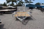 7 x 14 Aluminum Tube Top Utility Trailer – 7K Tandem Axle