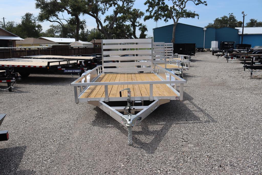 7 x 14 Aluminum Tube Top Utility Trailer – 7K Tandem Axle