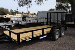 7x14 Tube Top Utility Tandem Axle