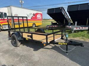 Big Tex 5 x 10 Landscape Utility Trailer - Rear Ramp Gate