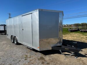 Covered Wagon 8.5 x 20 Enclosed Car Trailer - Ramp Door