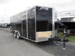 Homesteader 8.5 x 18 V-Nose Enclosed Car Hauler - Extended Tongue