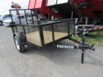 Premier 5 x 8 Landscape Utility Trailer - Mesh Sides