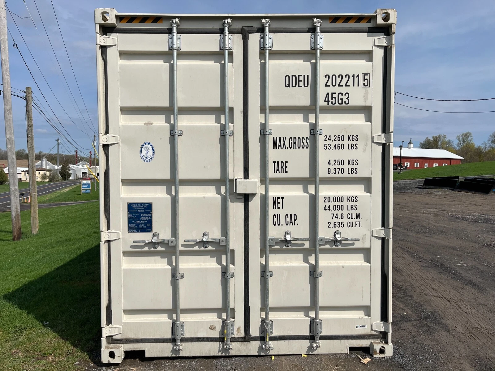 40ft High Cube Side Open Storage Shipping Container w/4 Side Doors - Image 3