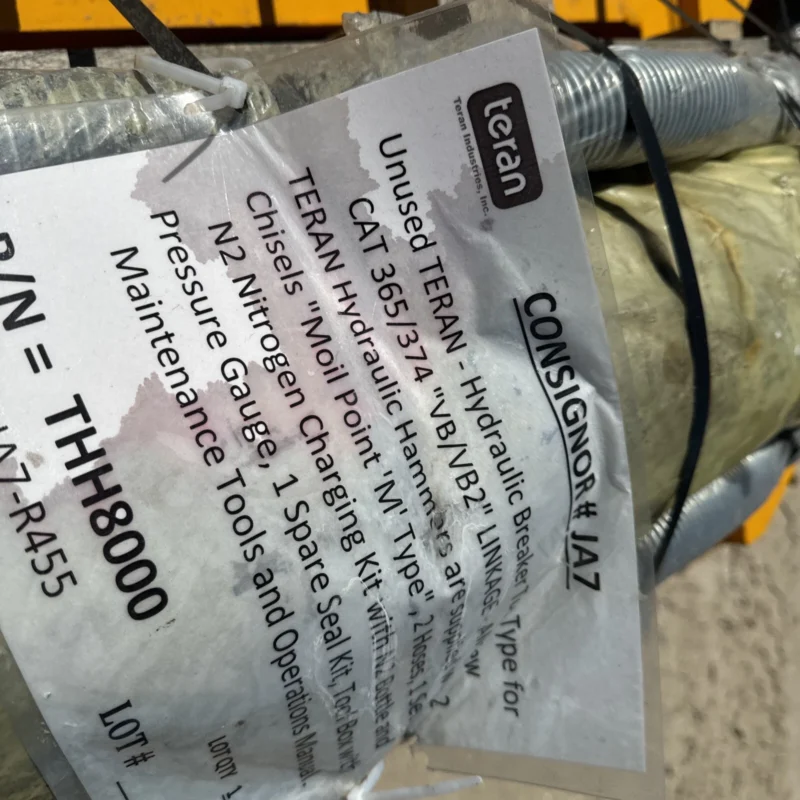 Cat 365 374 Hydraulic Hammer Concrete Breaker Teran THH8000 110mm 120mm Pin New - Image 4