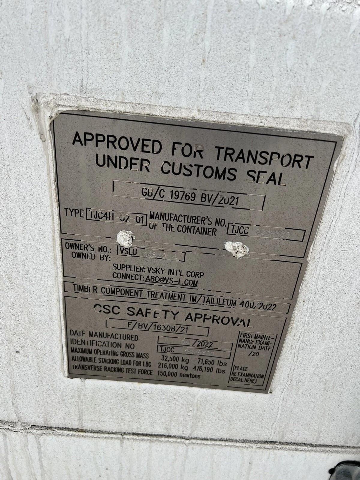 40 foot high cube Shipping container one way Conex - Image 7