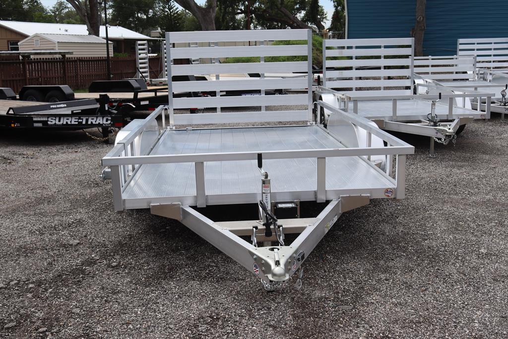 SOLD 2025 7x12 Aluminum Tube Top Utility Trailer – 7K Tandem Axle | ST8212TAT-A-070