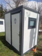 Bastone Portable Restroom Bathroom Mobile Toilets w/Shower + Sink