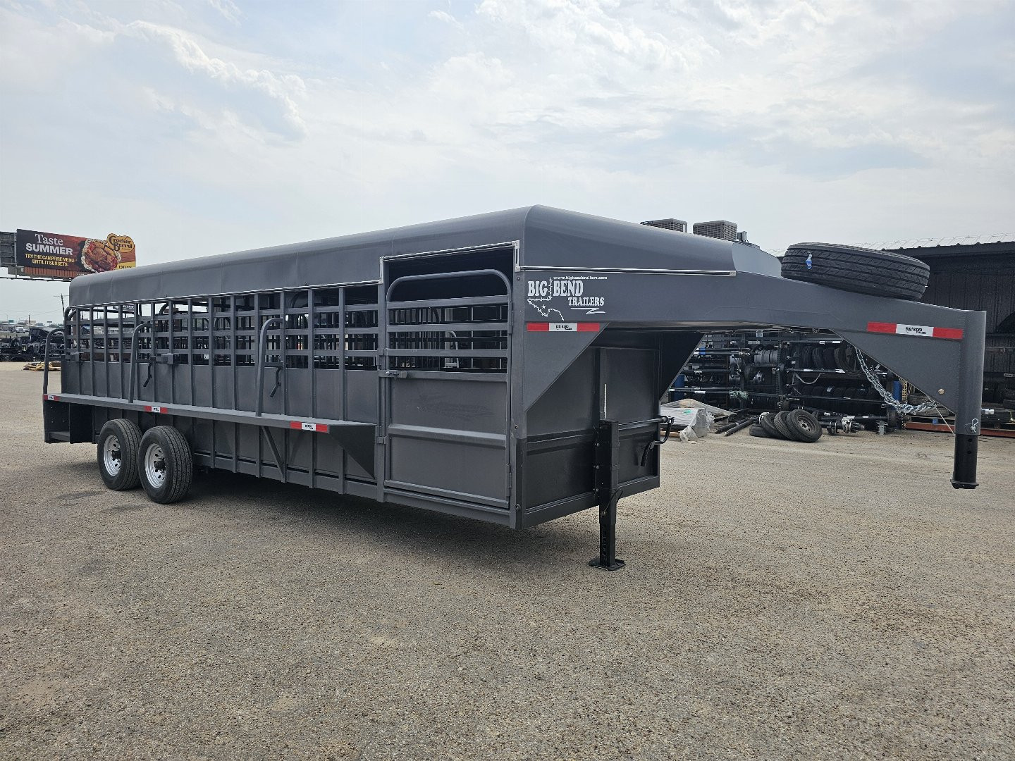 2025 Big Bend 6'8"X24' Stock / Stock Combo Trailer