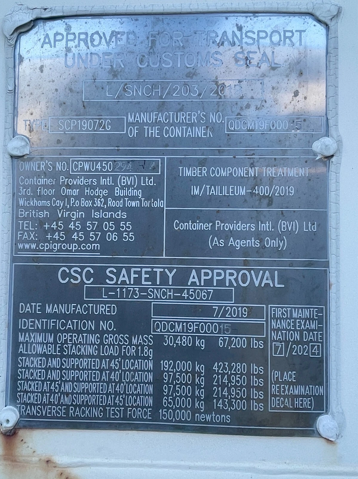 45’ High Cube Shipping Container - Image 9