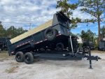 New 2026 AMP 7 x 16 Buildable Side Dump Trailer 16k GVWR