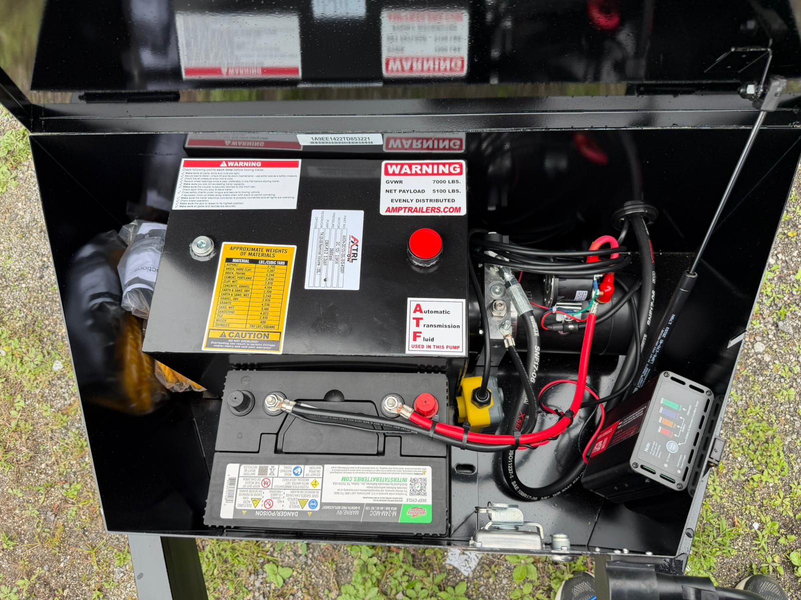 New 2026 AMP 6 x 10 Low Side Dump Trailer 7k GVWR - Image 7