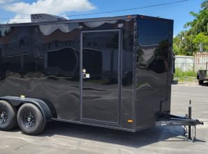 7×16 ALL WORLD Enclosed Trailer