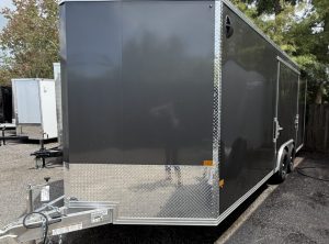 2025 ALCOM STEALTH 8.5×20 ALUMINUM CAR HAULER WITH ELITE ESCAPE DOOR